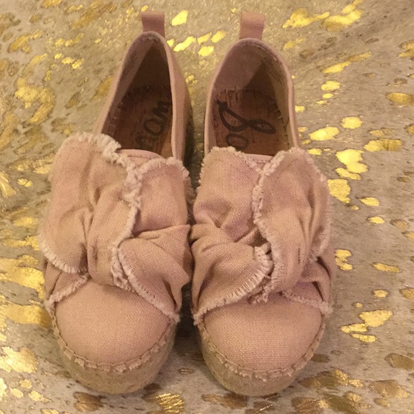 Sam Edelman Cabrera slip on platform canvas shoes - Picture 2 of 7